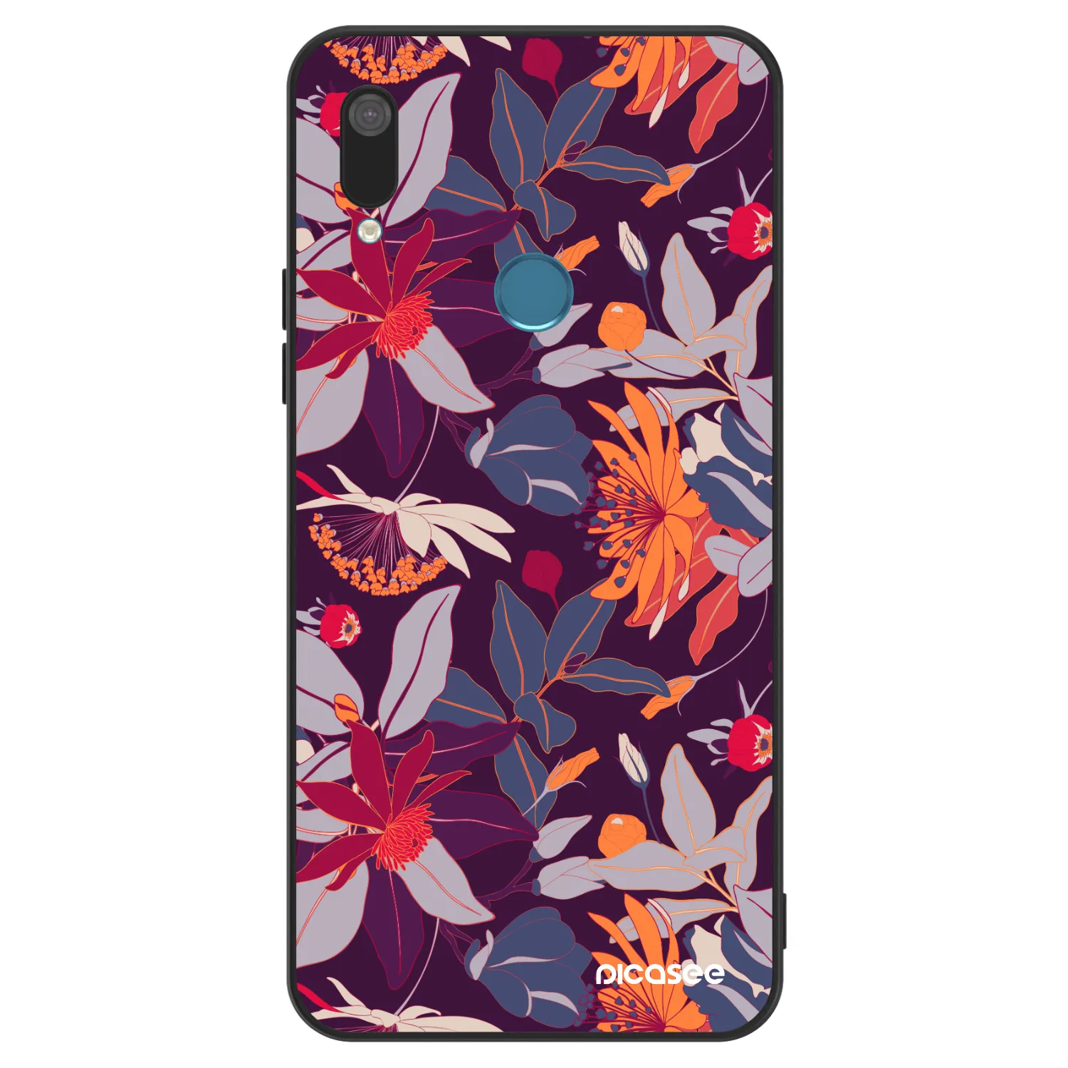 Picasee ULTIMATE CASE pro Huawei Y7 2019 - Purple Leaf
