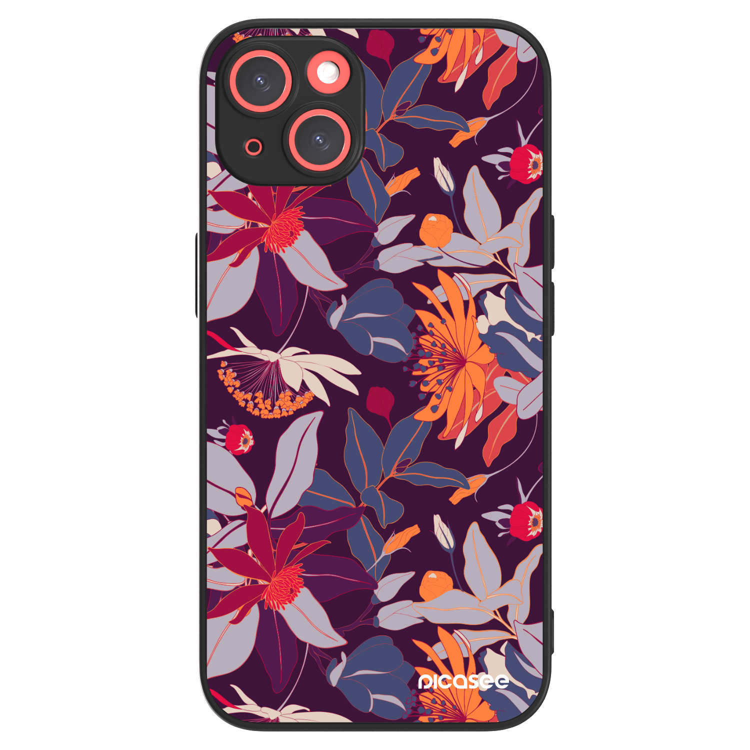 Picasee ULTIMATE CASE pro Apple iPhone 13 - Purple Leaf