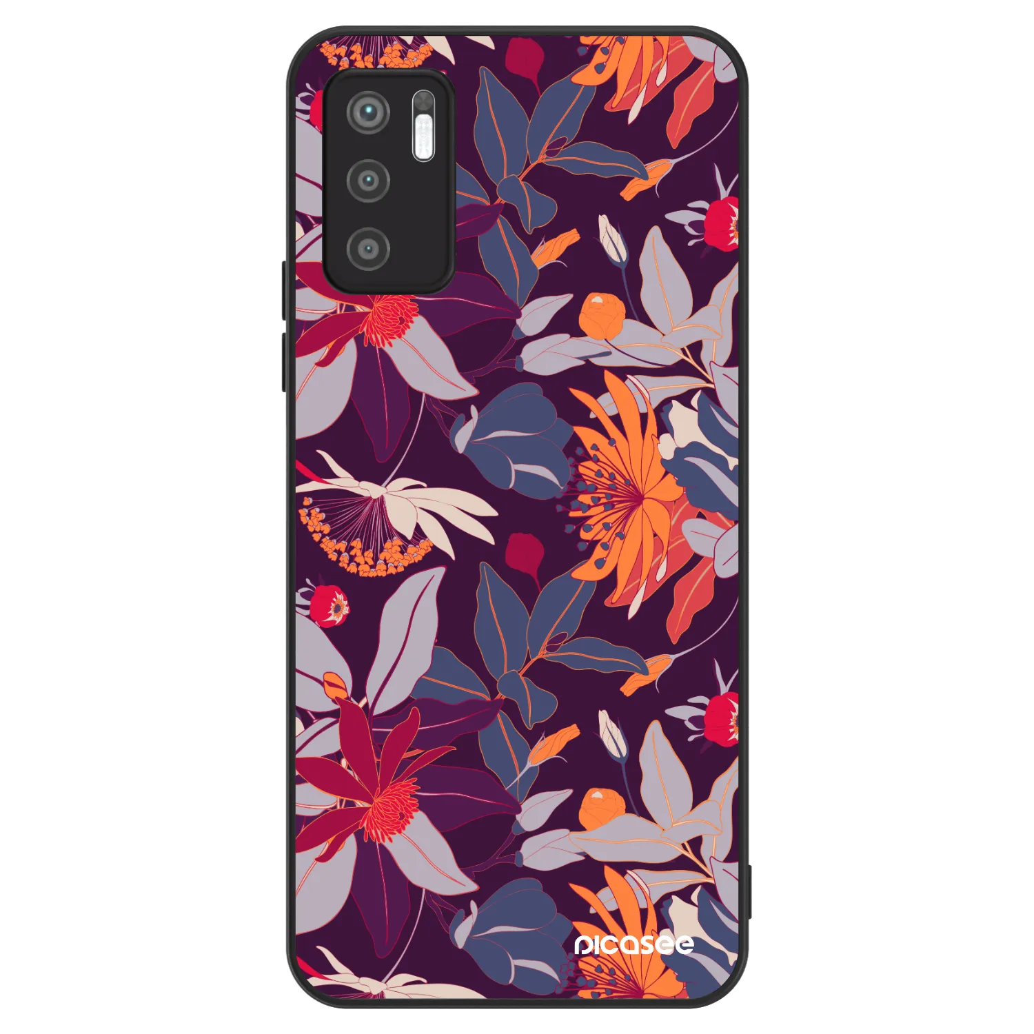 Picasee ULTIMATE CASE pro Xiaomi Redmi Note 10 5G - Purple Leaf