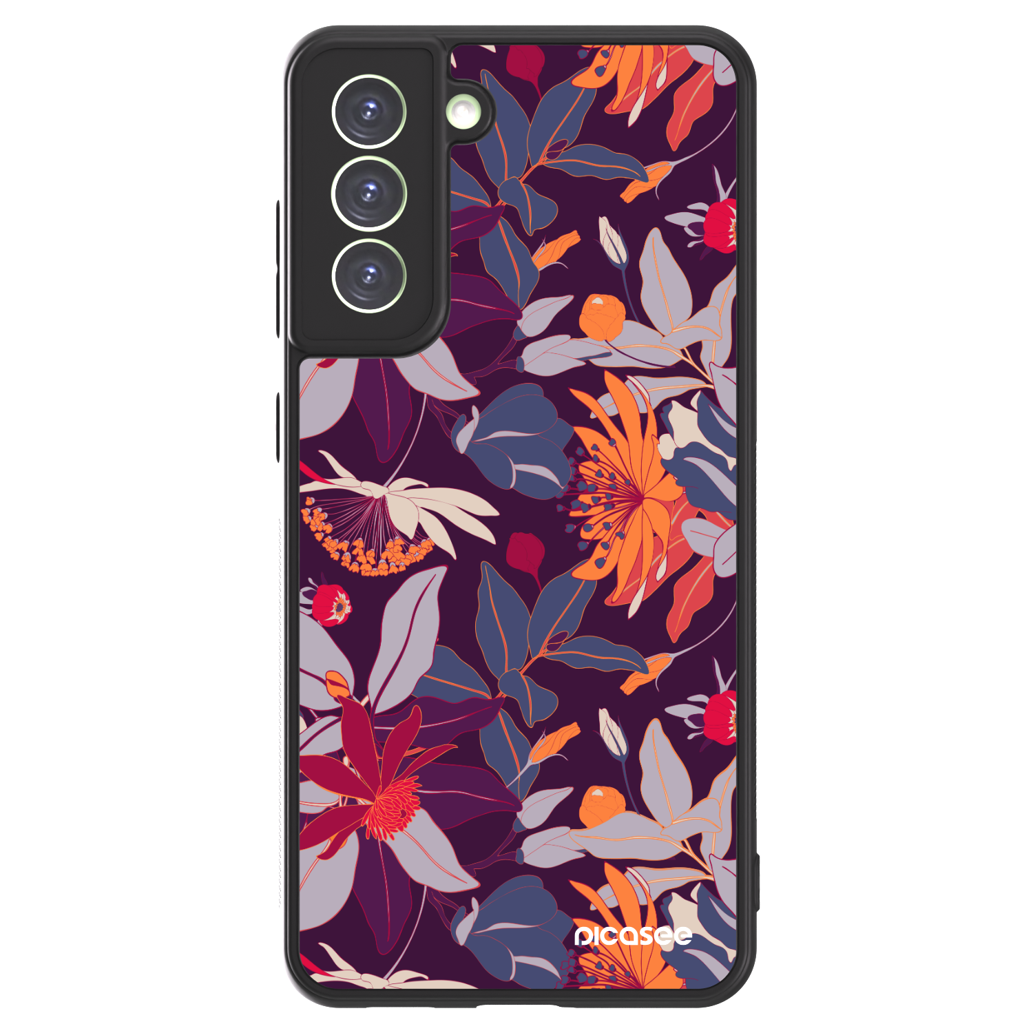 Picasee ULTIMATE CASE pro Samsung Galaxy S21 FE 5G - Purple Leaf