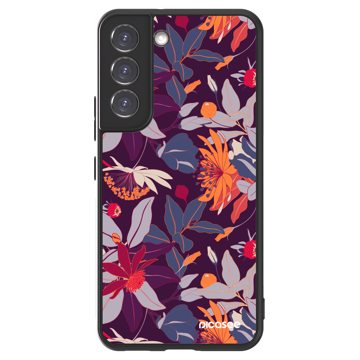 Picasee ULTIMATE CASE pro Samsung Galaxy S22 5G - Purple Leaf
