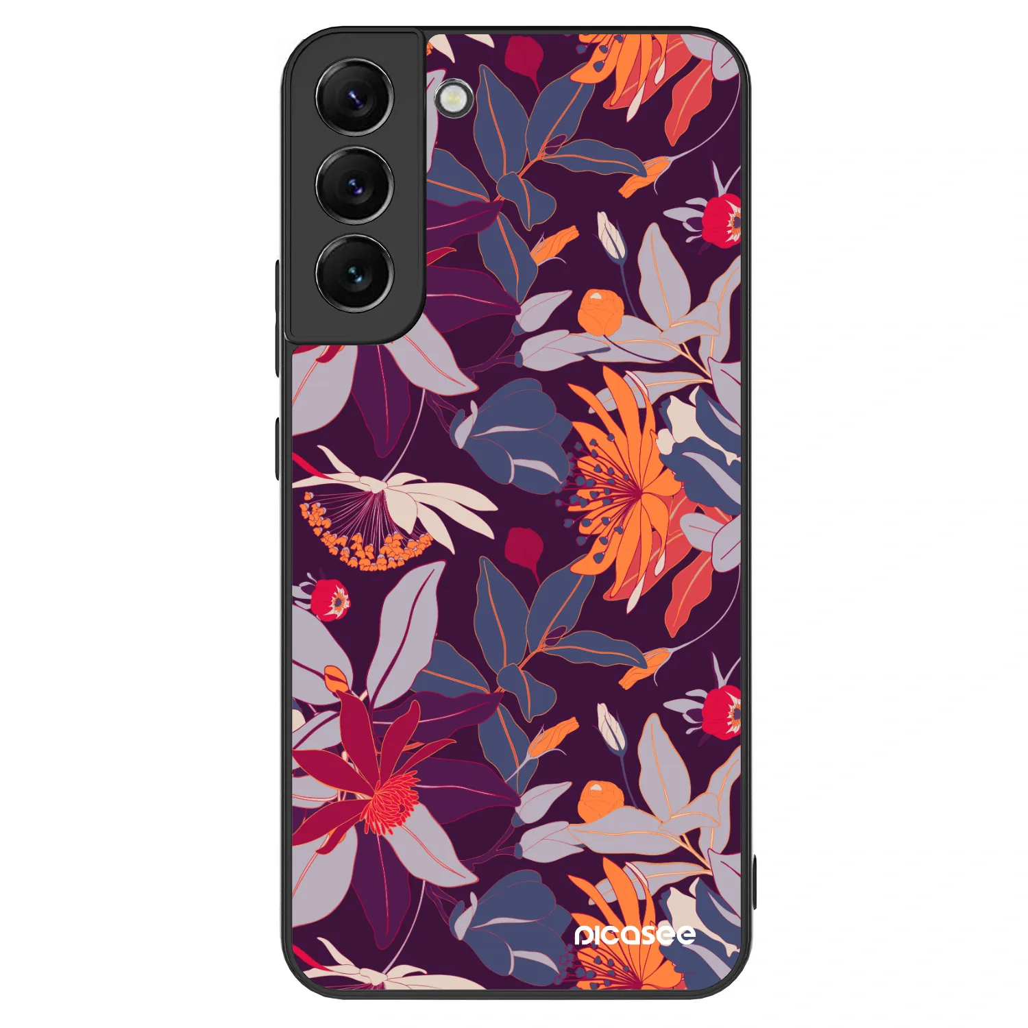 Picasee ULTIMATE CASE pro Samsung Galaxy S22+ 5G - Purple Leaf