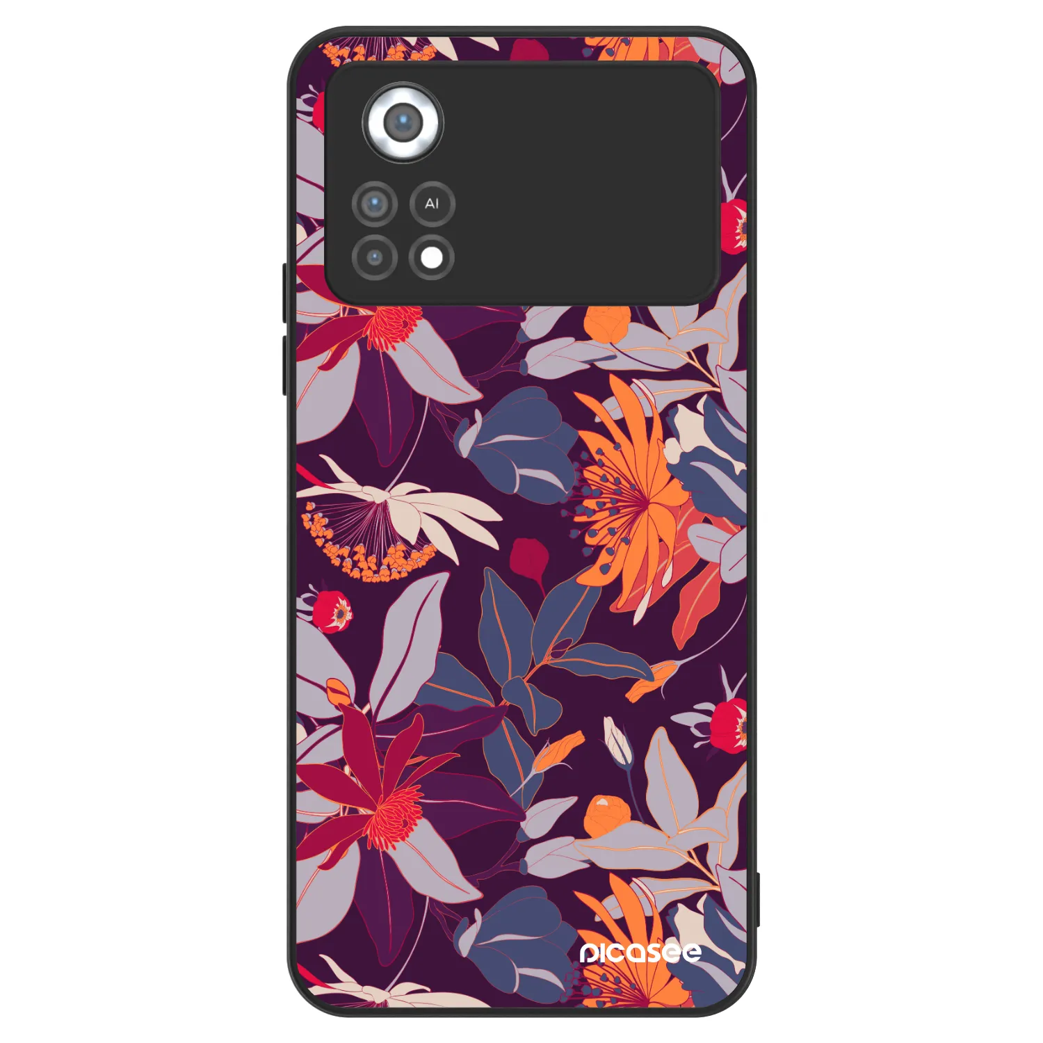 Picasee ULTIMATE CASE pro Xiaomi Poco X4 Pro 5G - Purple Leaf