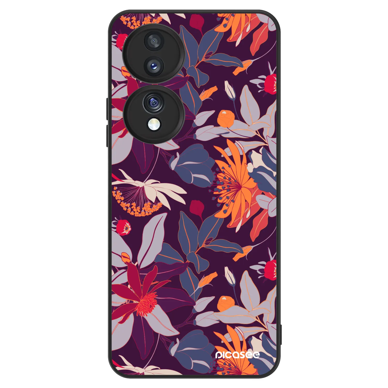 Picasee ULTIMATE CASE pro Honor 70 - Purple Leaf