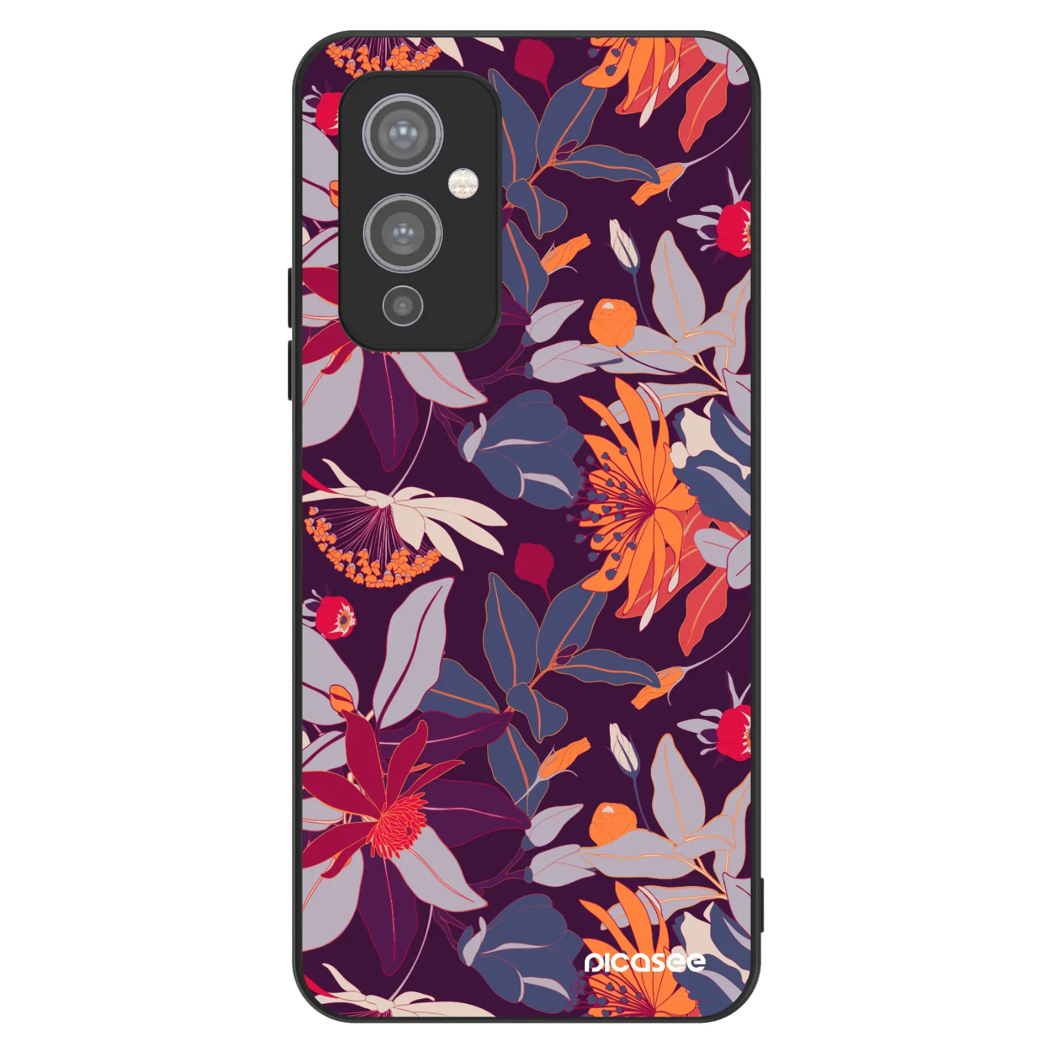 Picasee ULTIMATE CASE pro OnePlus 9 - Purple Leaf