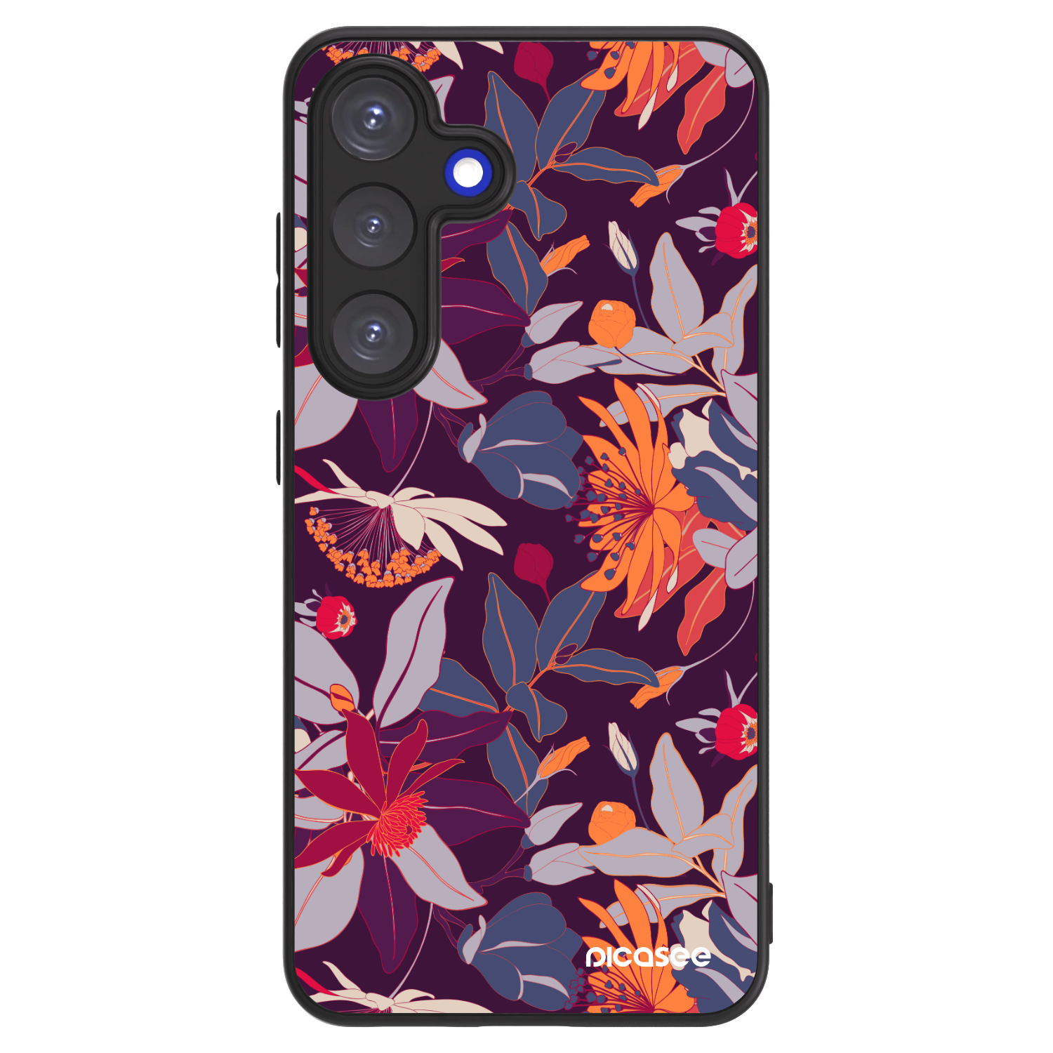 Picasee ULTIMATE CASE pro Samsung Galaxy A25 A256B 5G - Purple Leaf
