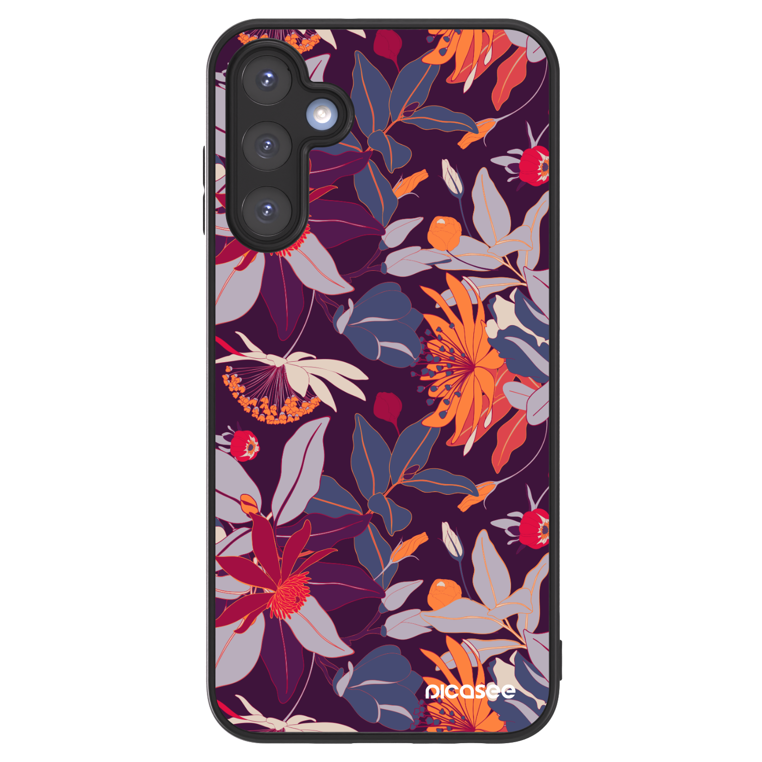 Picasee ULTIMATE CASE pro Samsung Galaxy A15 A156B 5G - Purple Leaf