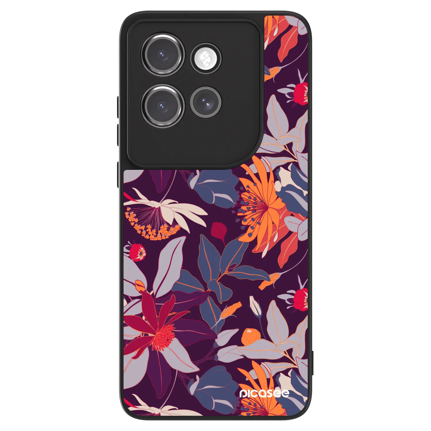 Picasee ULTIMATE CASE pro Motorola Edge 50 Neo - Purple Leaf