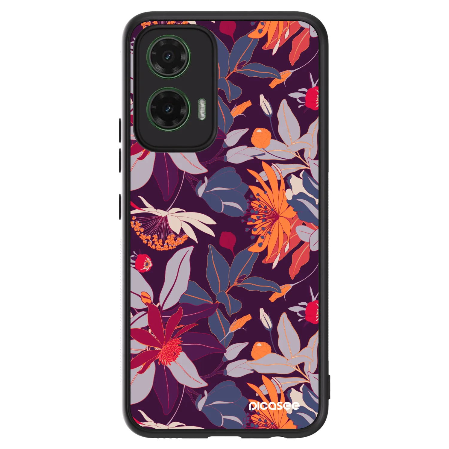 Picasee ULTIMATE CASE pro Motorola Moto G35 5G - Purple Leaf