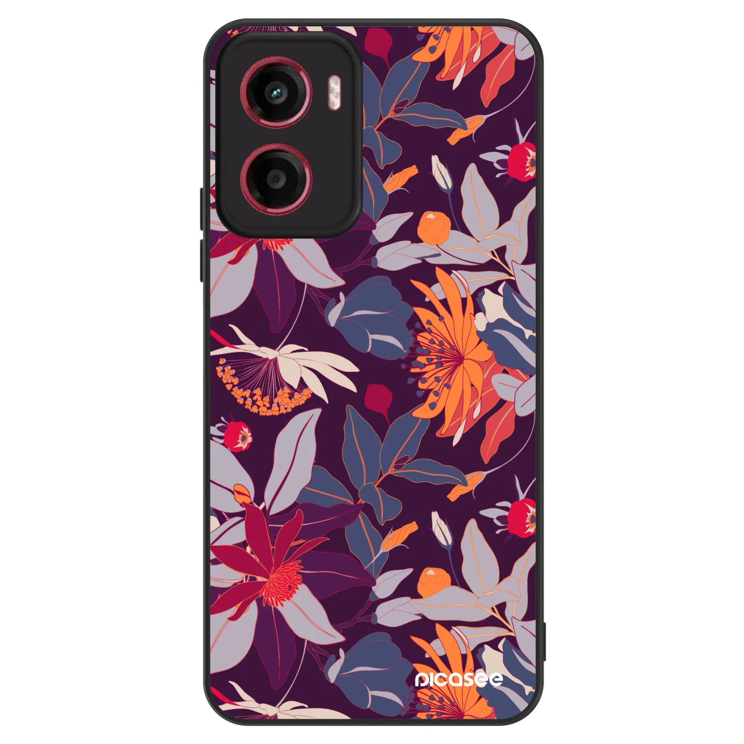 Picasee ULTIMATE CASE pro Motorola Moto G05 - Purple Leaf