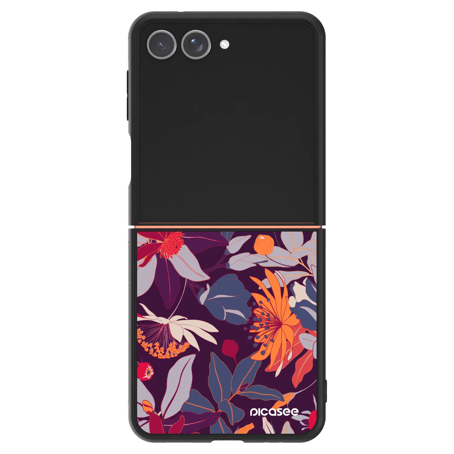 Picasee ULTIMATE CASE pro Samsung Galaxy Z Flip7 5G - Purple Leaf