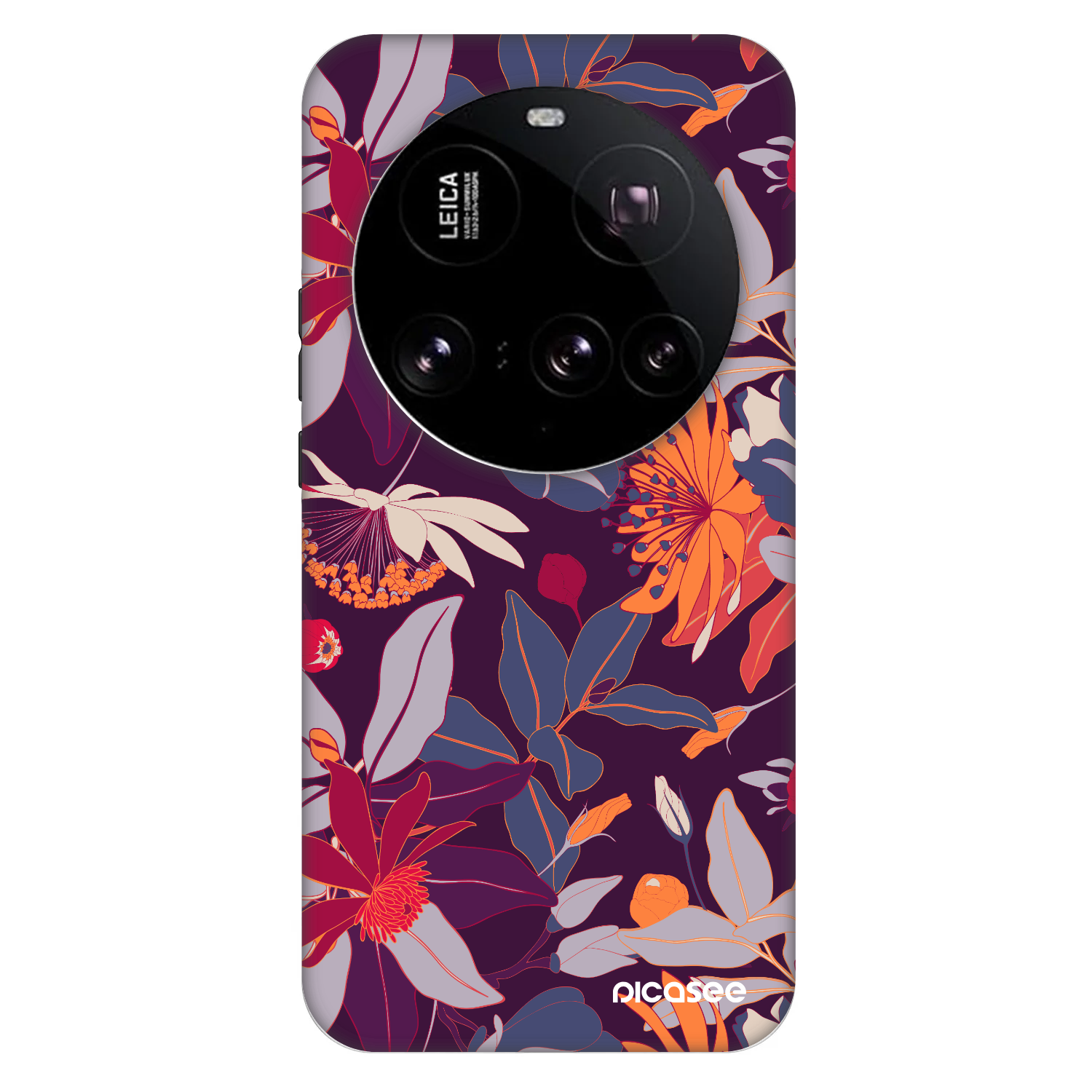 Picasee Fashion Case pre Xiaomi 15 Ultra - Purple Leaf