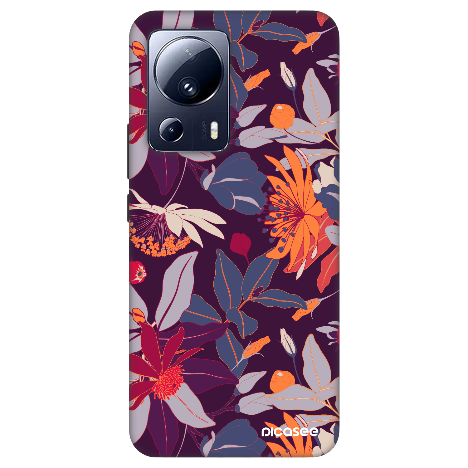 Picasee Fashion Case pre Xiaomi 13 Lite - Purple Leaf