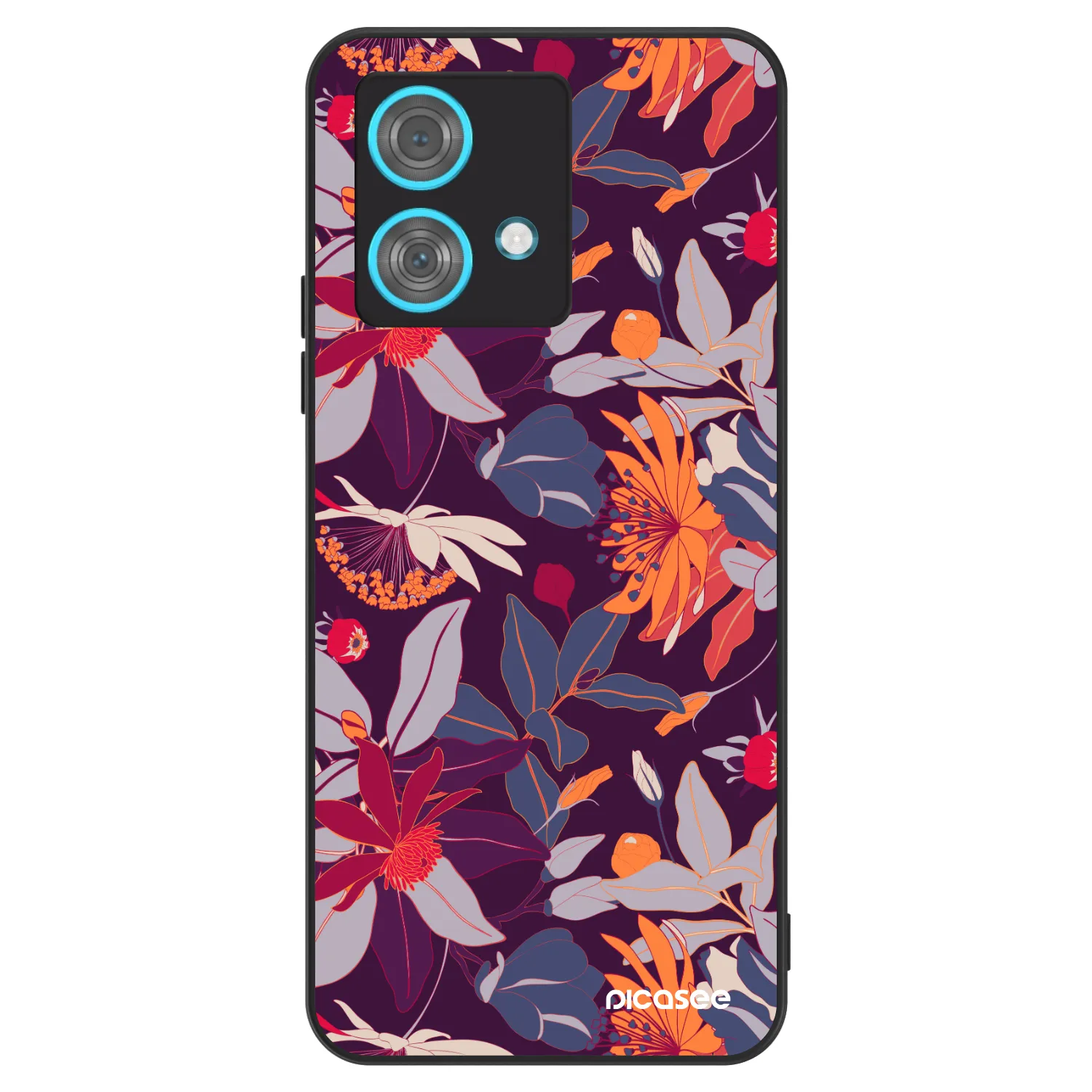 Picasee ULTIMATE CASE pro Motorola Edge 40 Neo - Purple Leaf
