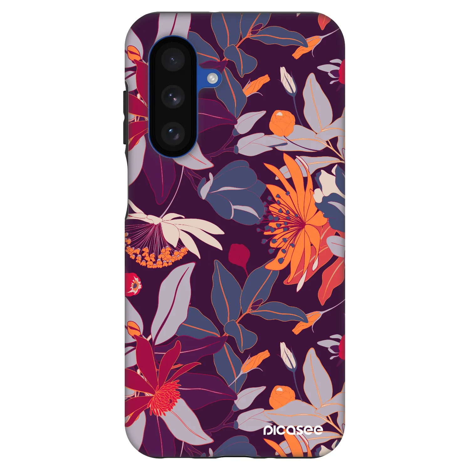 Picasee Fashion Case pre Samsung Galaxy A17 5G - Purple Leaf