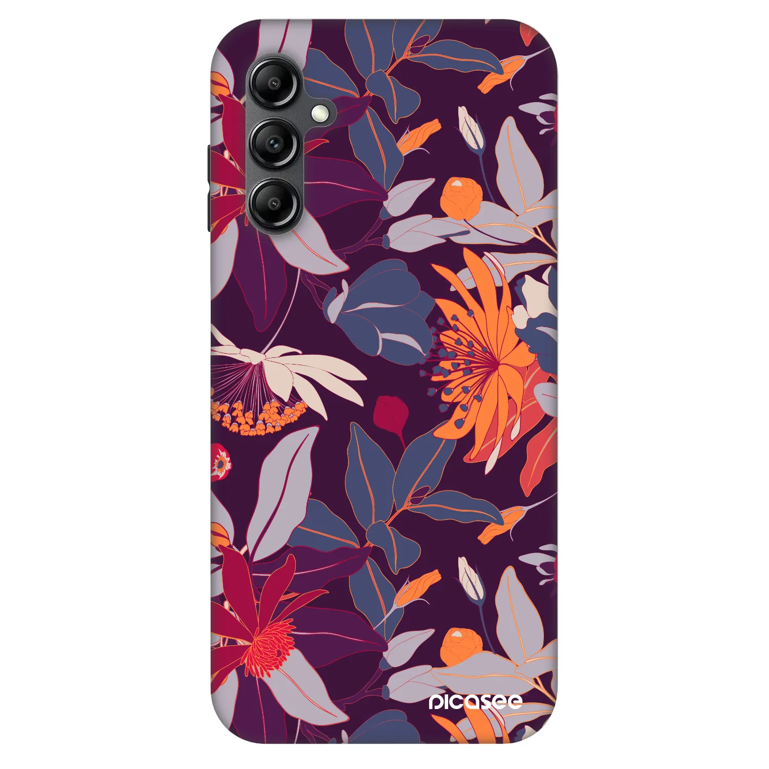 Picasee Fashion Case pre Samsung Galaxy A16 4G - Purple Leaf