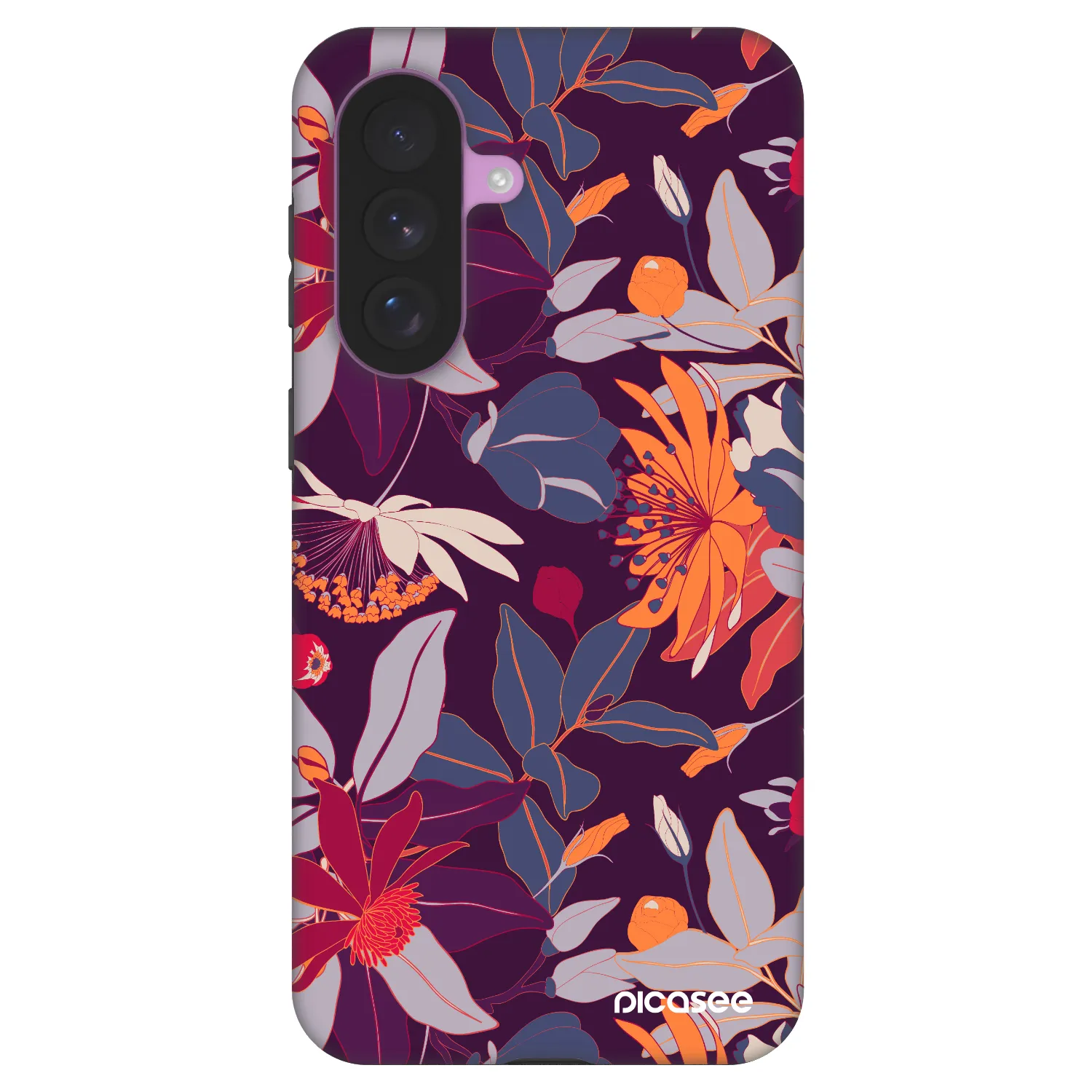 Picasee Fashion Case pre Samsung Galaxy A57 5G - Purple Leaf