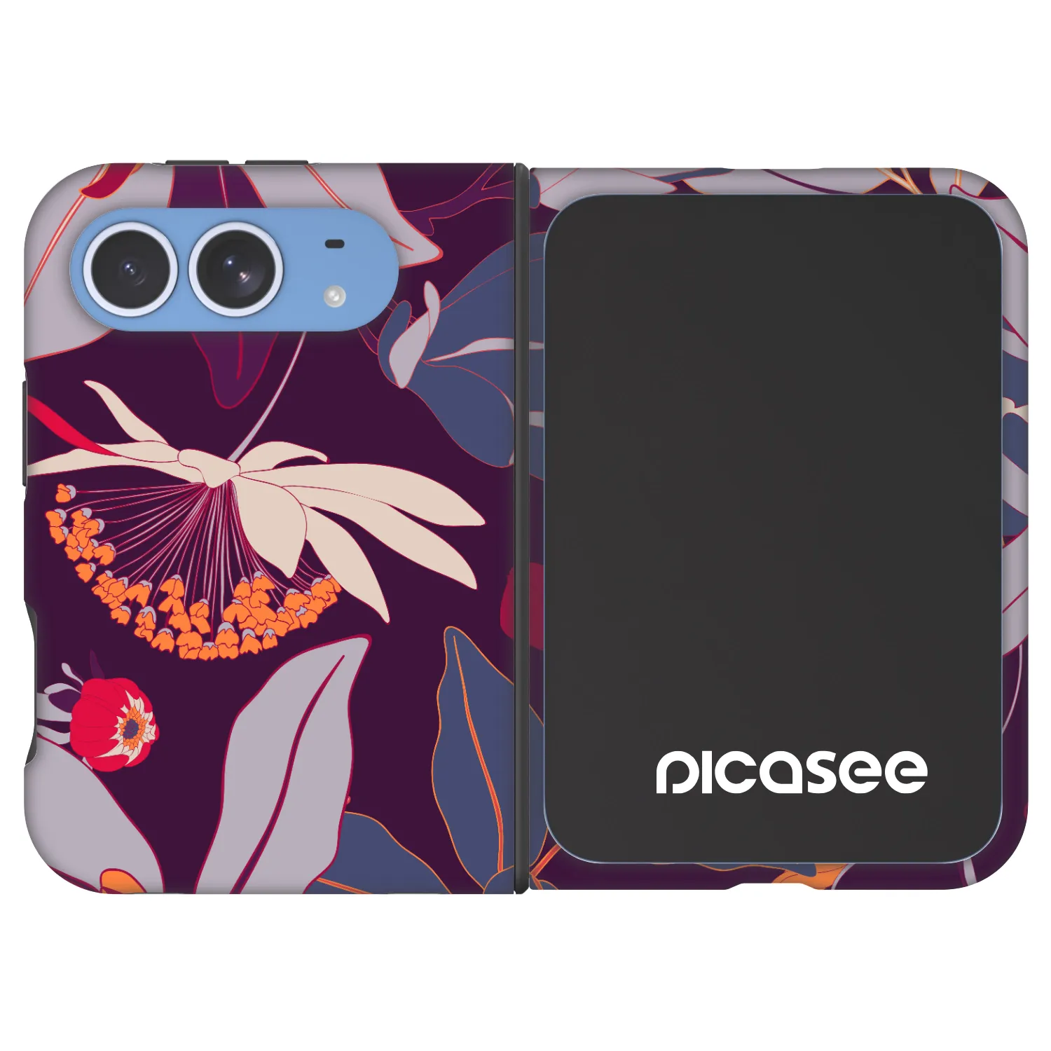 Picasee Fashion Case MagSafe pre Apple iPhone Ultra - Purple Leaf