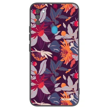 Obal pre Samsung Galaxy M11 - Purple Leaf