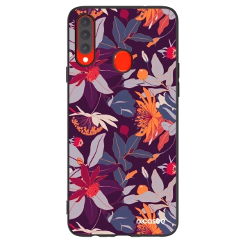 Obal pre Samsung Galaxy A20s - Purple Leaf