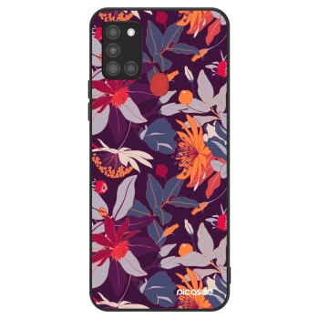 Obal pre Samsung Galaxy A21s - Purple Leaf