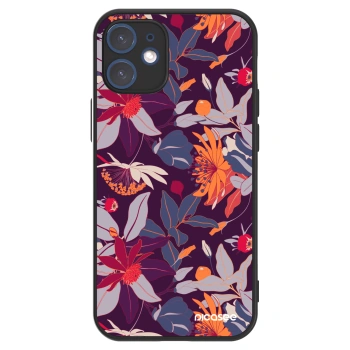 Picasee ULTIMATE CASE pro Apple iPhone 12 mini - Purple Leaf