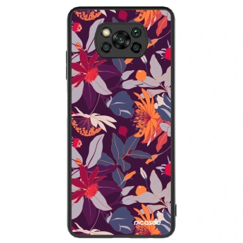 Obal pre Xiaomi Poco X3 - Purple Leaf