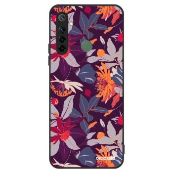 Obal pre Realme 6i - Purple Leaf