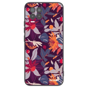 Obal pre Realme 8 4G - Purple Leaf