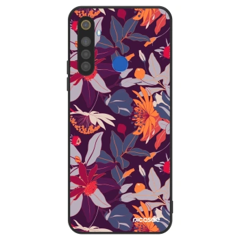 Obal pre Realme 5 - Purple Leaf