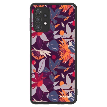 Picasee ULTIMATE CASE pro Samsung Galaxy A32 5G A326B - Purple Leaf