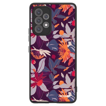 Picasee ULTIMATE CASE pro Samsung Galaxy A52s 5G A528B - Purple Leaf
