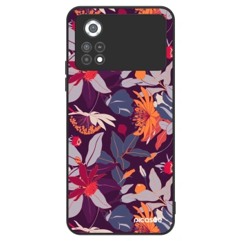 Obal pre Xiaomi Poco X4 Pro 5G - Purple Leaf