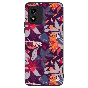 Obal pre Vivo Y01 - Purple Leaf