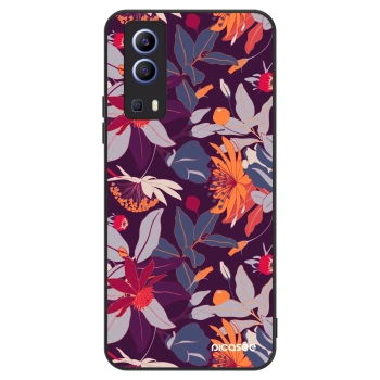 Obal pre Vivo Y52 5G - Purple Leaf