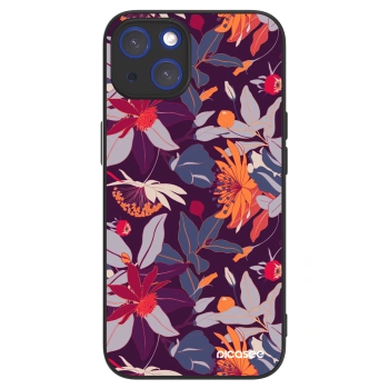 Picasee ULTIMATE CASE pro Apple iPhone 14 - Purple Leaf