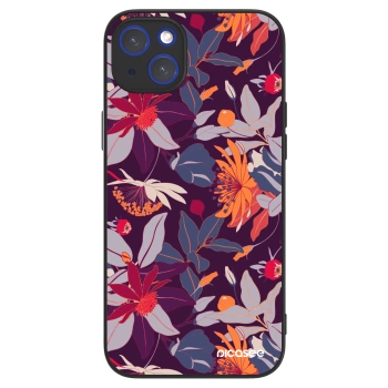 Picasee ULTIMATE CASE MagSafe pro Apple iPhone 14 Plus - Purple Leaf