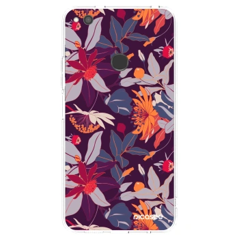 Obal pre Huawei P9 Lite 2017 - Purple Leaf