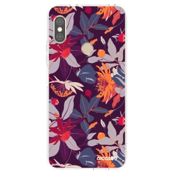 Obal pre Xiaomi Redmi Note 5 Global - Purple Leaf