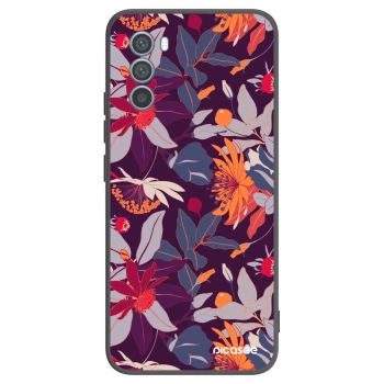 Obal pre Motorola Moto G62 - Purple Leaf