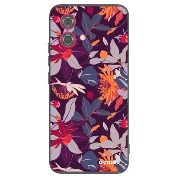 Obal pre Motorola Moto G84 5G - Purple Leaf