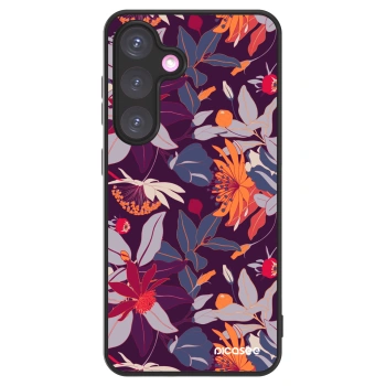 Picasee ULTIMATE CASE pro Samsung Galaxy S24+ S926B 5G - Purple Leaf