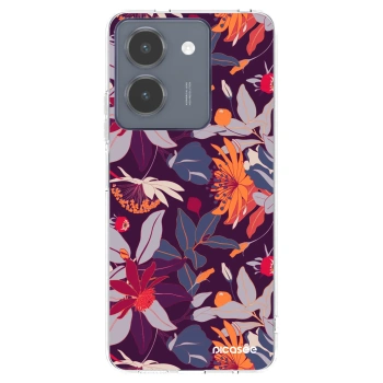 Obal pre Vivo Y36 4G - Purple Leaf