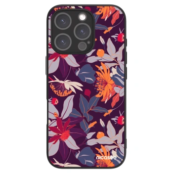 Obal pre Apple iPhone 16 Pro - Purple Leaf