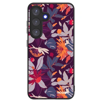 Picasee ULTIMATE CASE pro Samsung Galaxy S25 5G - Purple Leaf
