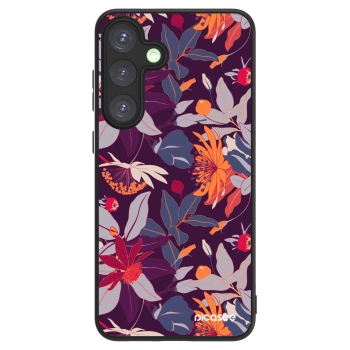 Picasee ULTIMATE CASE PowerShare pro Samsung Galaxy S25+ 5G - Purple Leaf