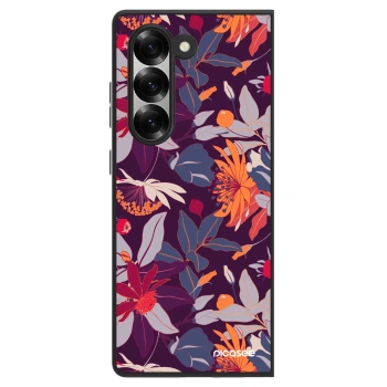 Obal pre Samsung Galaxy Z Fold6 5G - Purple Leaf