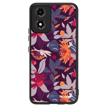 Obal pre Motorola Moto E14 - Purple Leaf