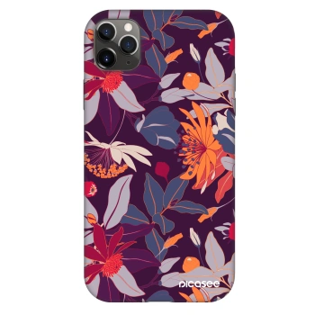 Obal pre Apple iPhone 11 Pro Max - Purple Leaf