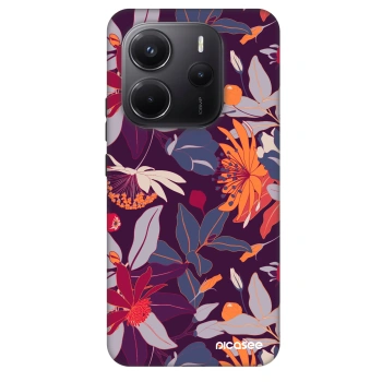 Obal pre Xiaomi Redmi Note 14 5G - Purple Leaf
